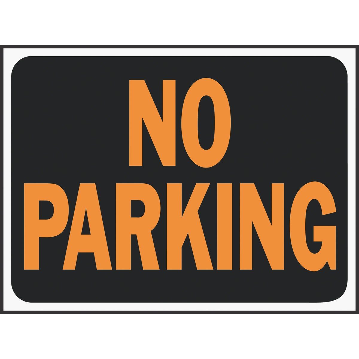 Hy-Ko 9x12 Plastic Sign, No Parking