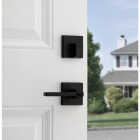 Kwikset Halifax Matte Black Deadbolt and Door Lever Combo With SmartKey Image 3