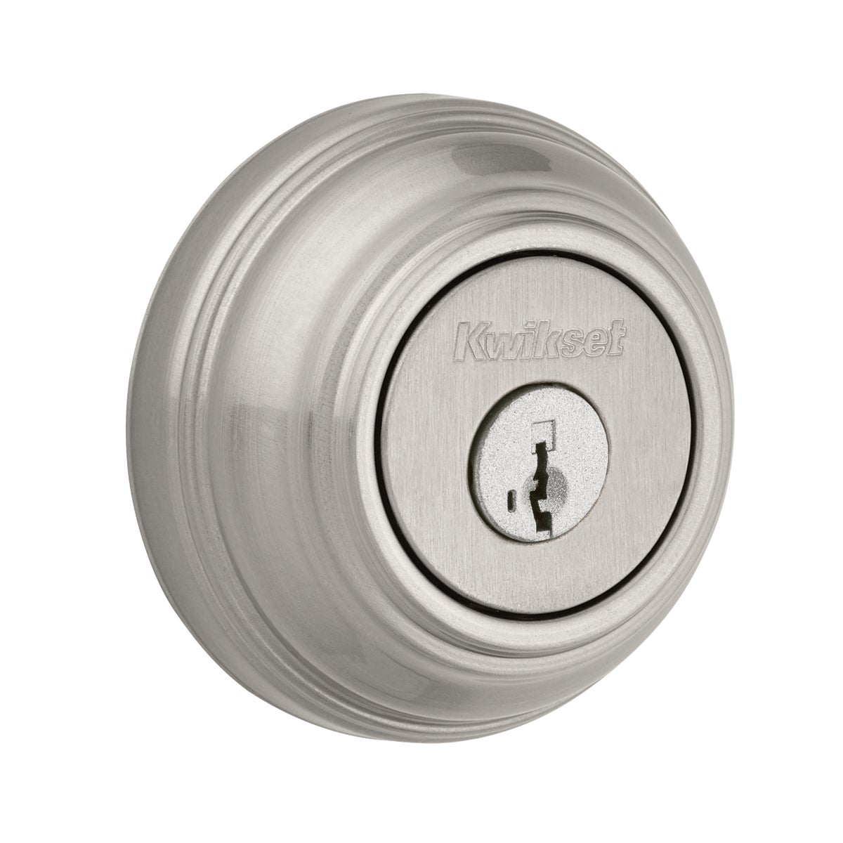 Kwikset Signature Series Satin Nickel Double Cylinder Deadbolt with SmartKey Image 2