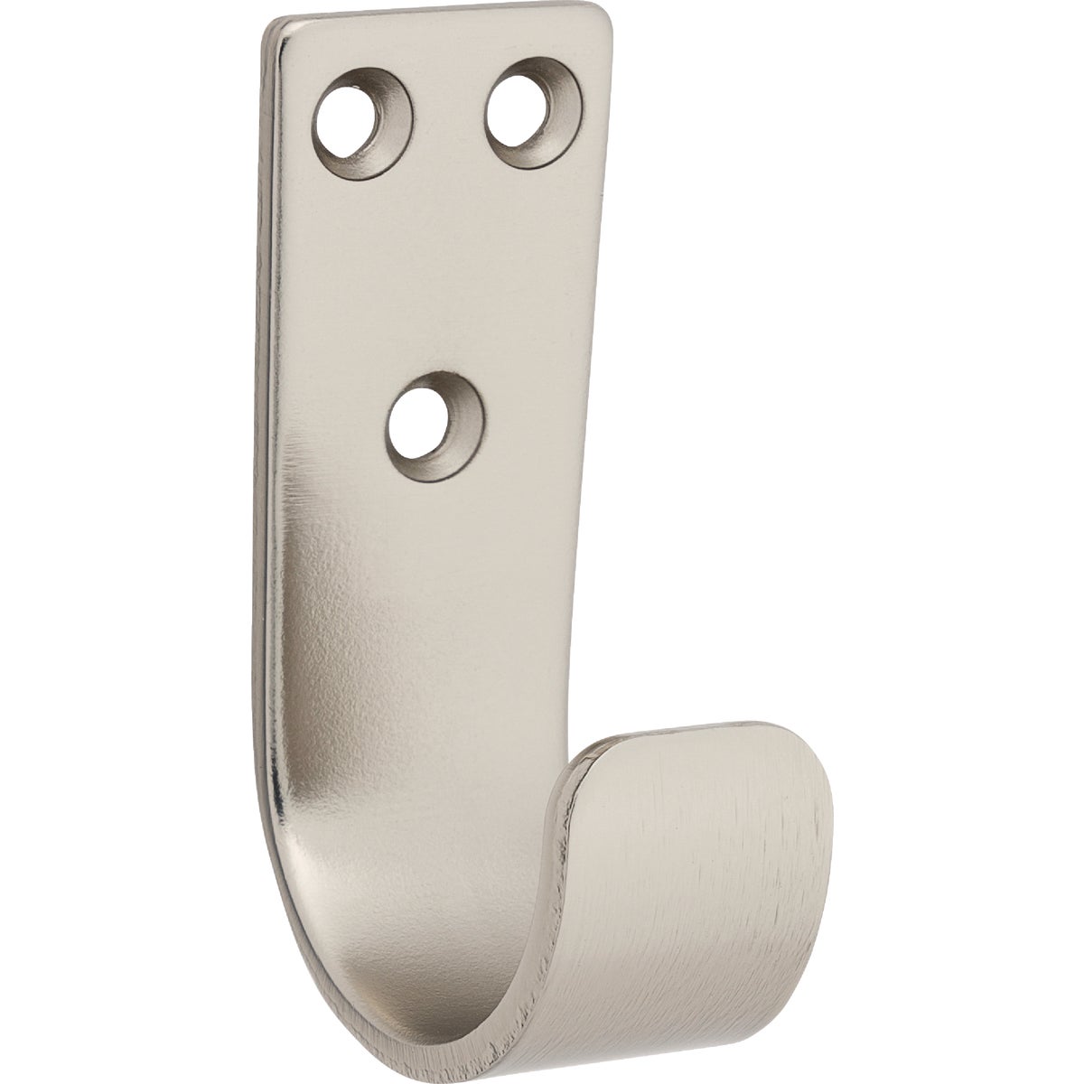 National Hardware 2-5/16 In. Satin Nickel Cooper Multipurpose Hook (2-Pack)