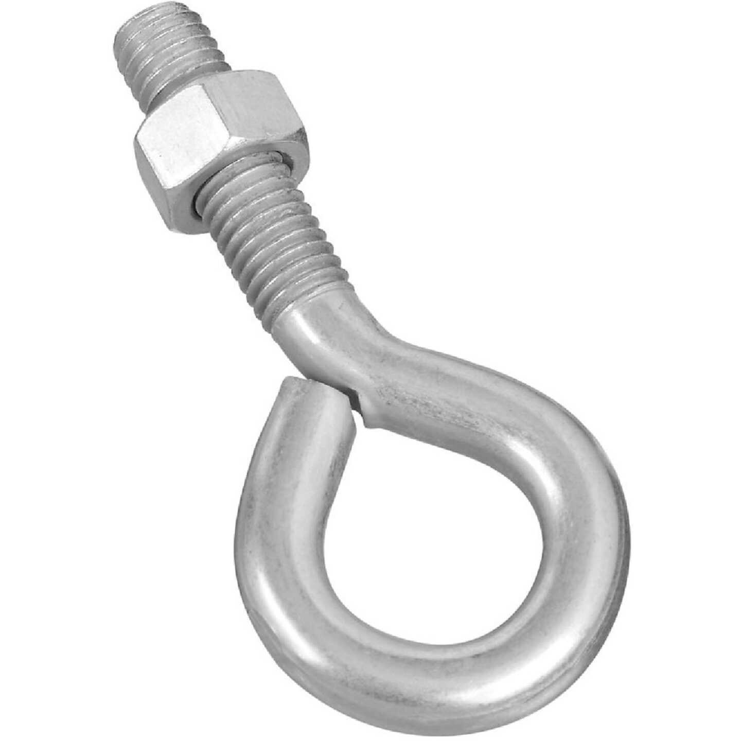 National Hardware 1/2 In. x 4 In. Zinc Eye Bolt with Hex Nut Image 1