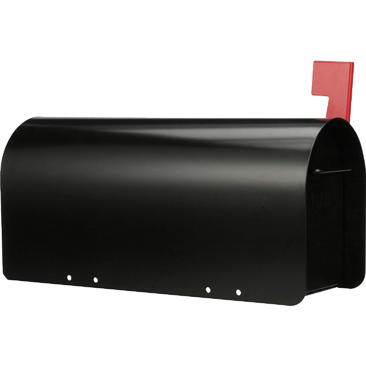 Gibraltar Ironside Black Steel Post Mount Mailbox Image 6