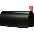 Gibraltar Ironside Black Steel Post Mount Mailbox Image 6