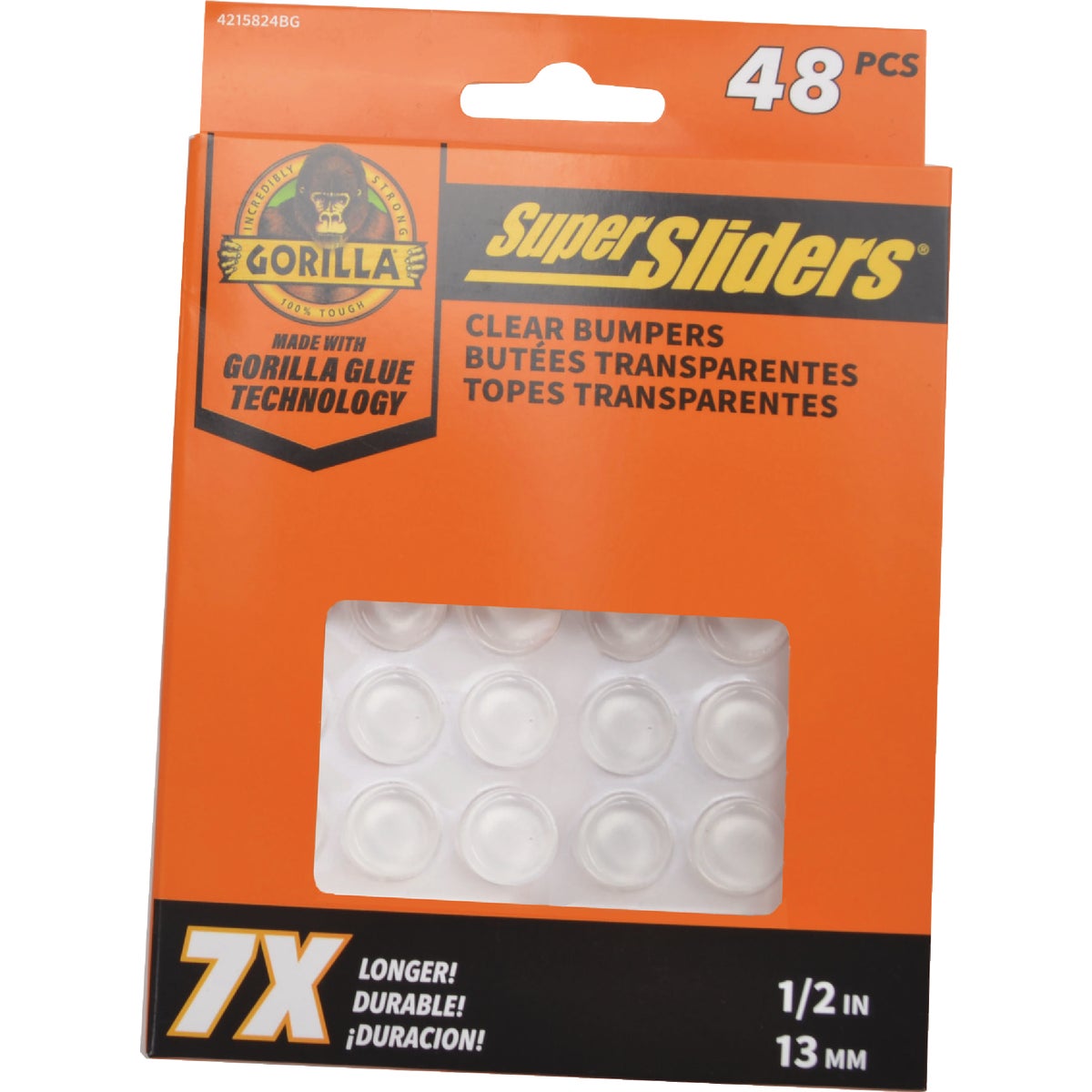 Gorilla Super Sliders 1/2 In. Bumper (48-Piece) Image 4