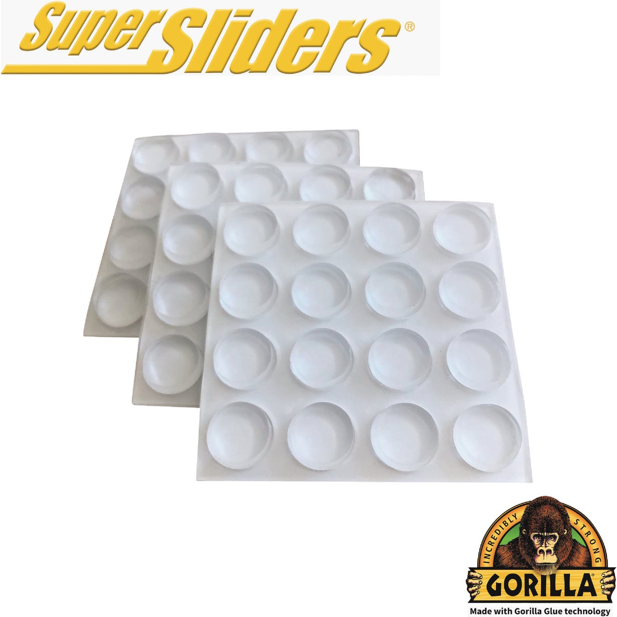 Gorilla Super Sliders 1/2 In. Bumper (48-Piece)