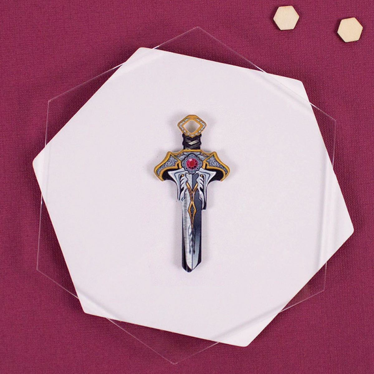 Lucky Line Dagger Key Shapes Decorative House Key - KW1 Image 3