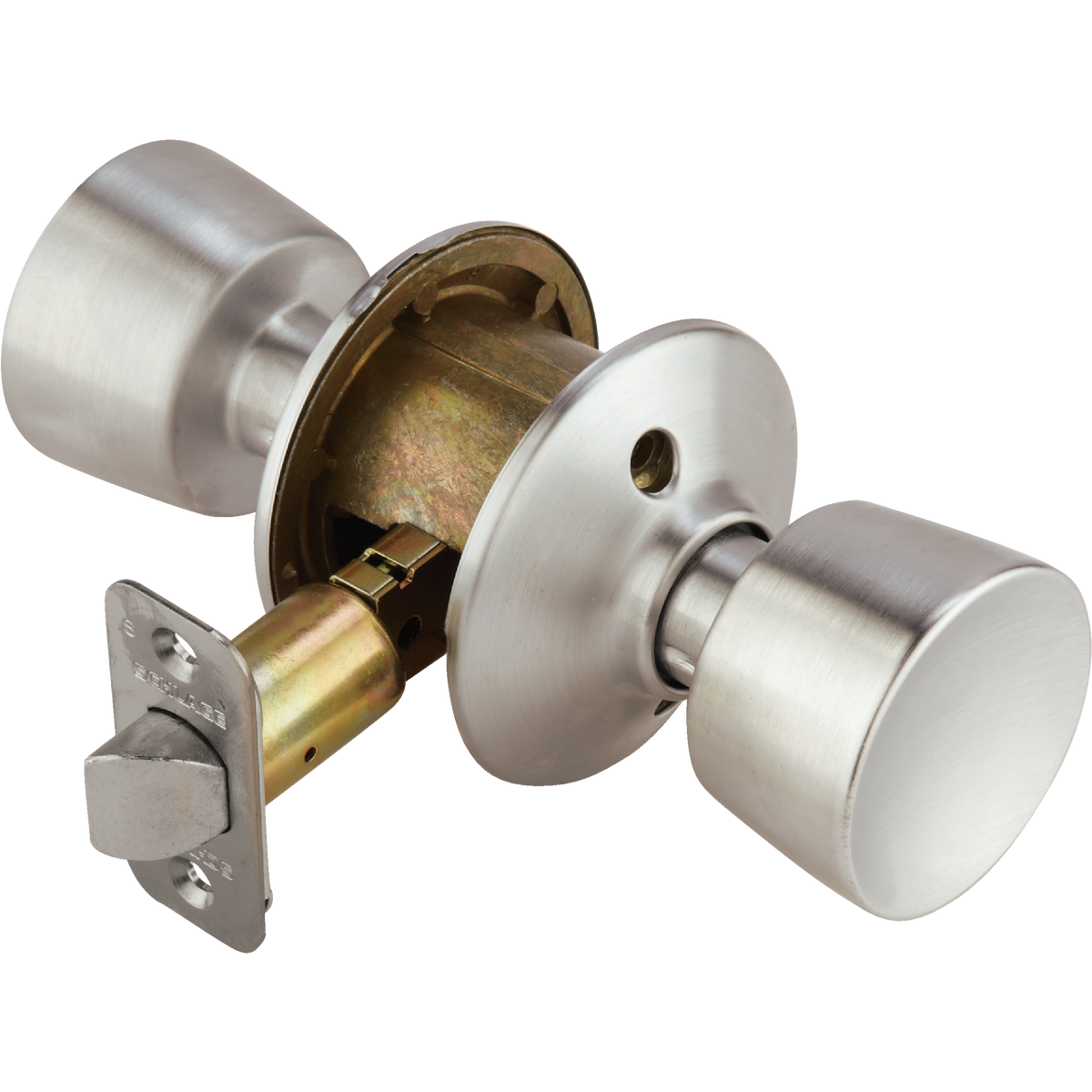 Schlage Bell Satin Chrome Hall & Closet Door Knob Image 1