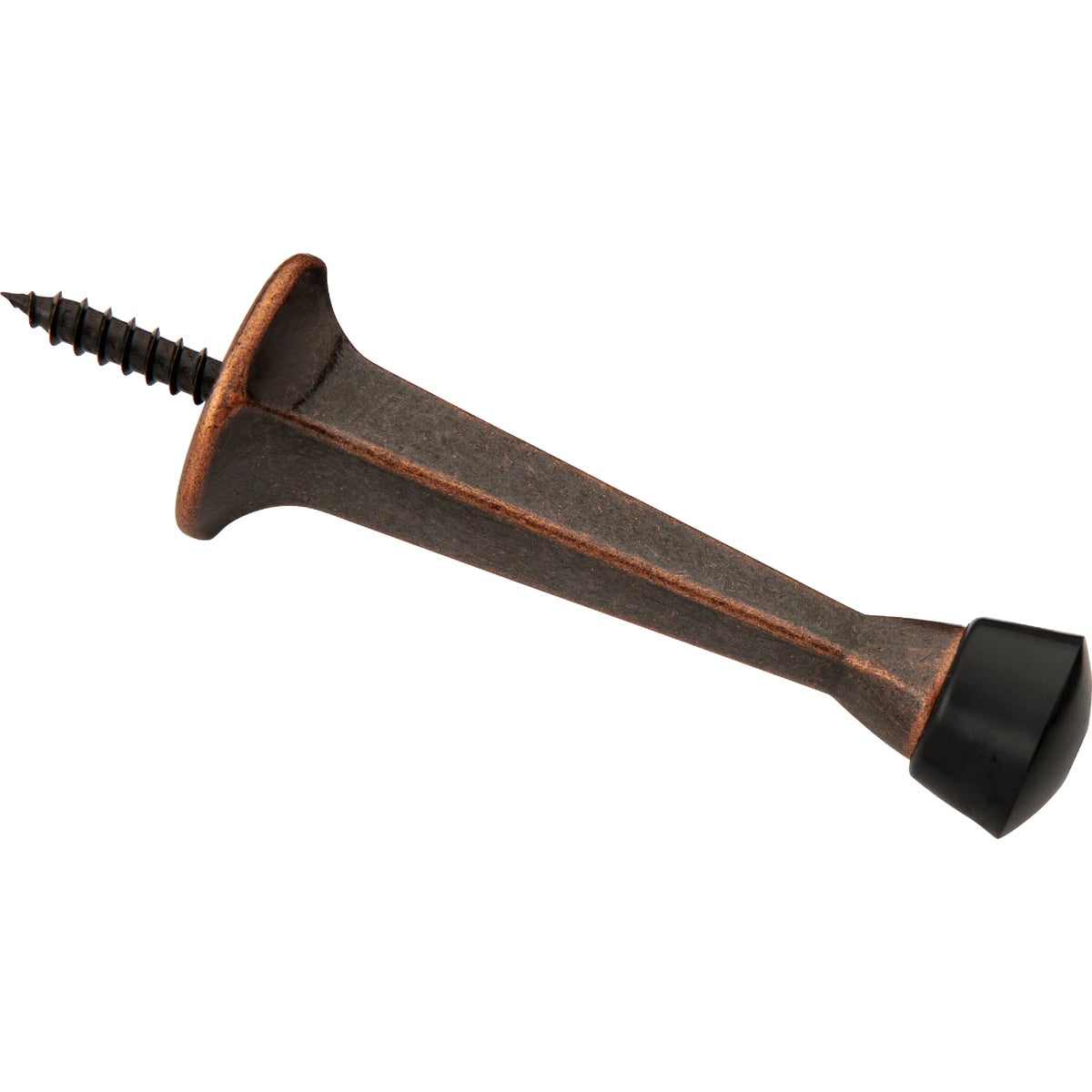 National Hardware 3 In. Bronze Rigid Square Door Stop