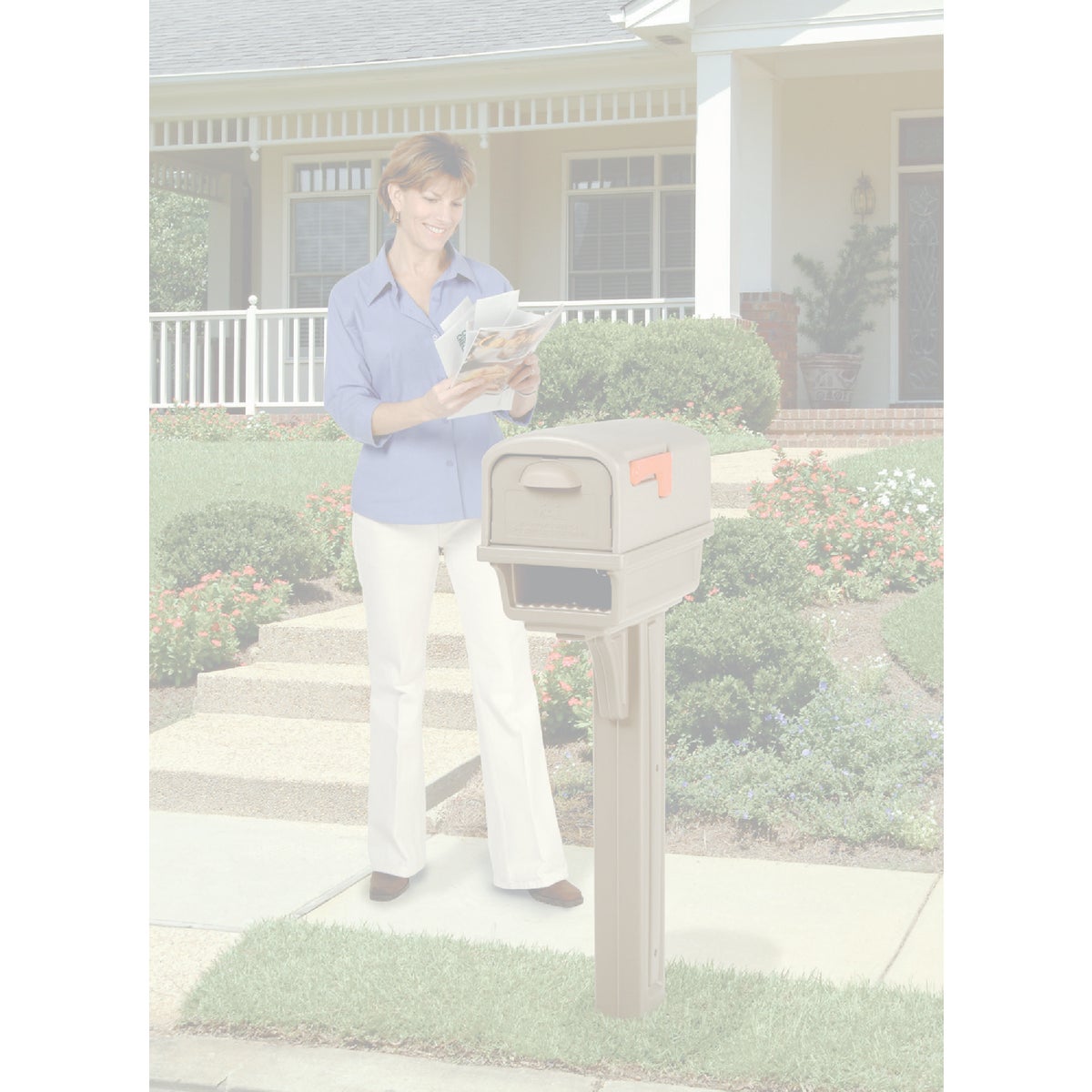 Gibraltar Gentry Mocha Mailbox & Post Image 3