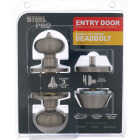 Steel Pro Brushed Nickel Deadbolt and Door Knob Combo Image 2