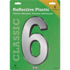 Hy-Ko 6 In. Reflective Plastic Number 6 Image 1