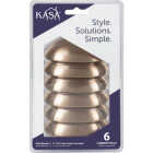 KasaWare Satin Bronze Cup Pull (6-Pack) Image 1