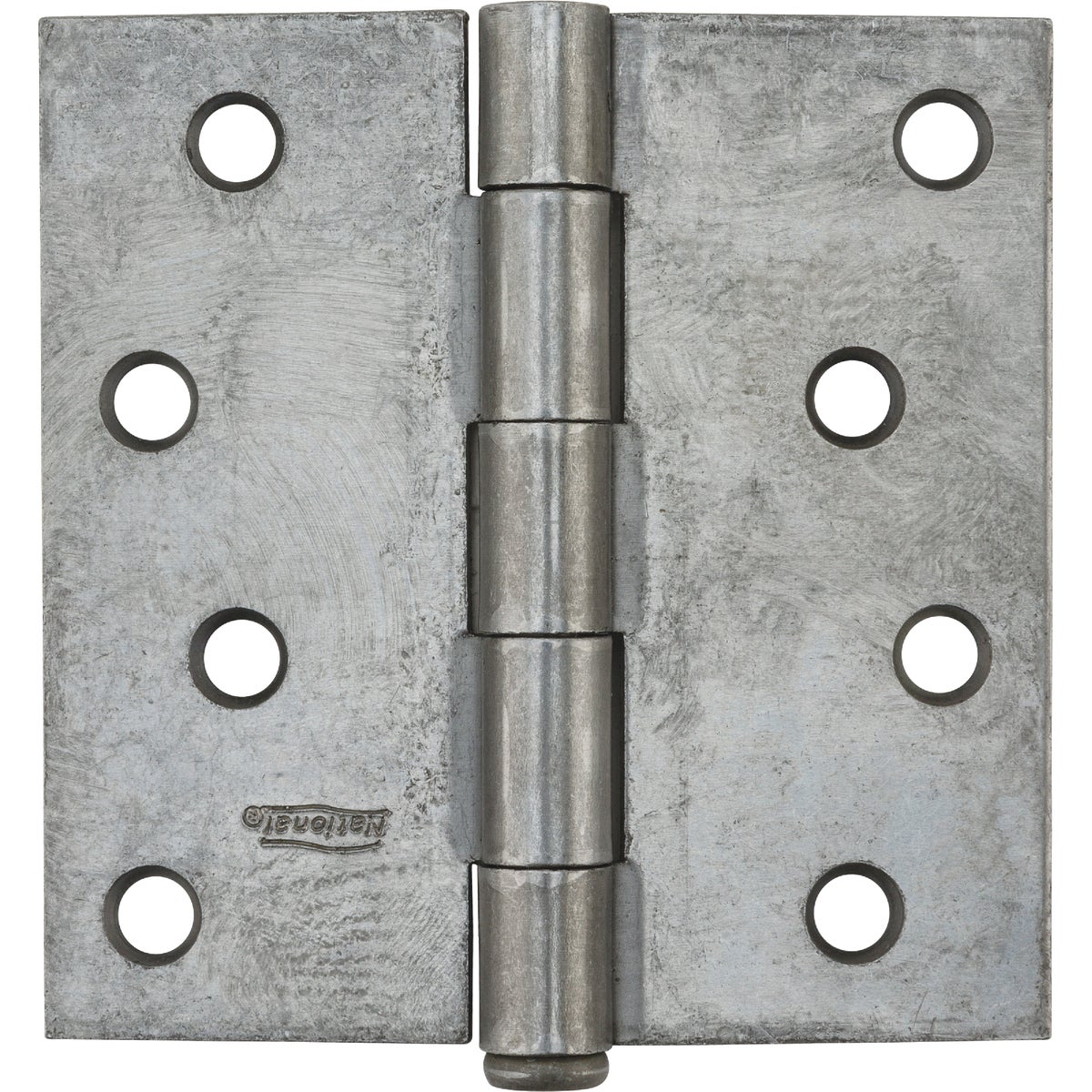National Hardware 4 In. Square Plain Steel Broad Door Hinge Image 2
