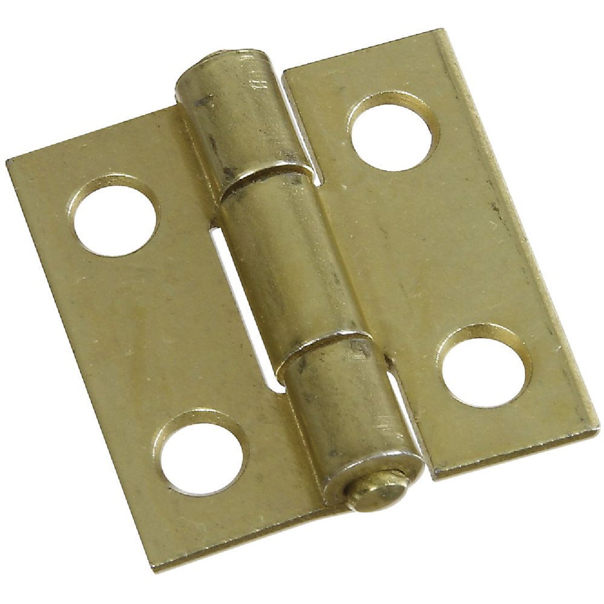 National Hardware 1 In. Brass Tight-Pin Narrow Hinge (2 Count)