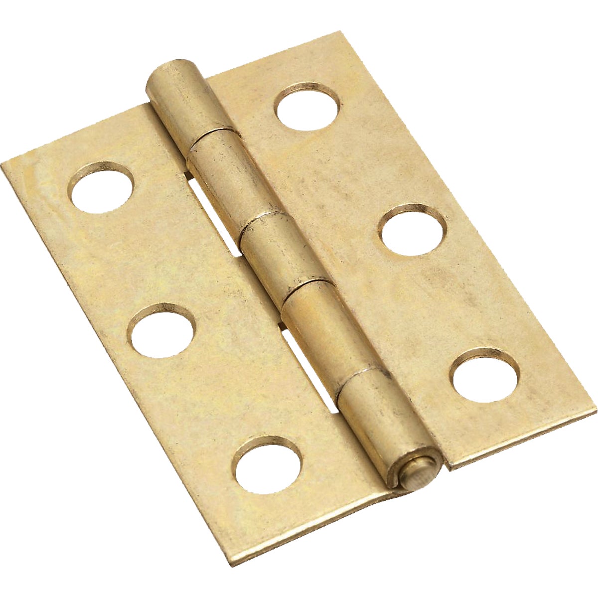 National Hardware 2-1/2 In. Brass Tight-Pin Narrow Hinge (2 Count)