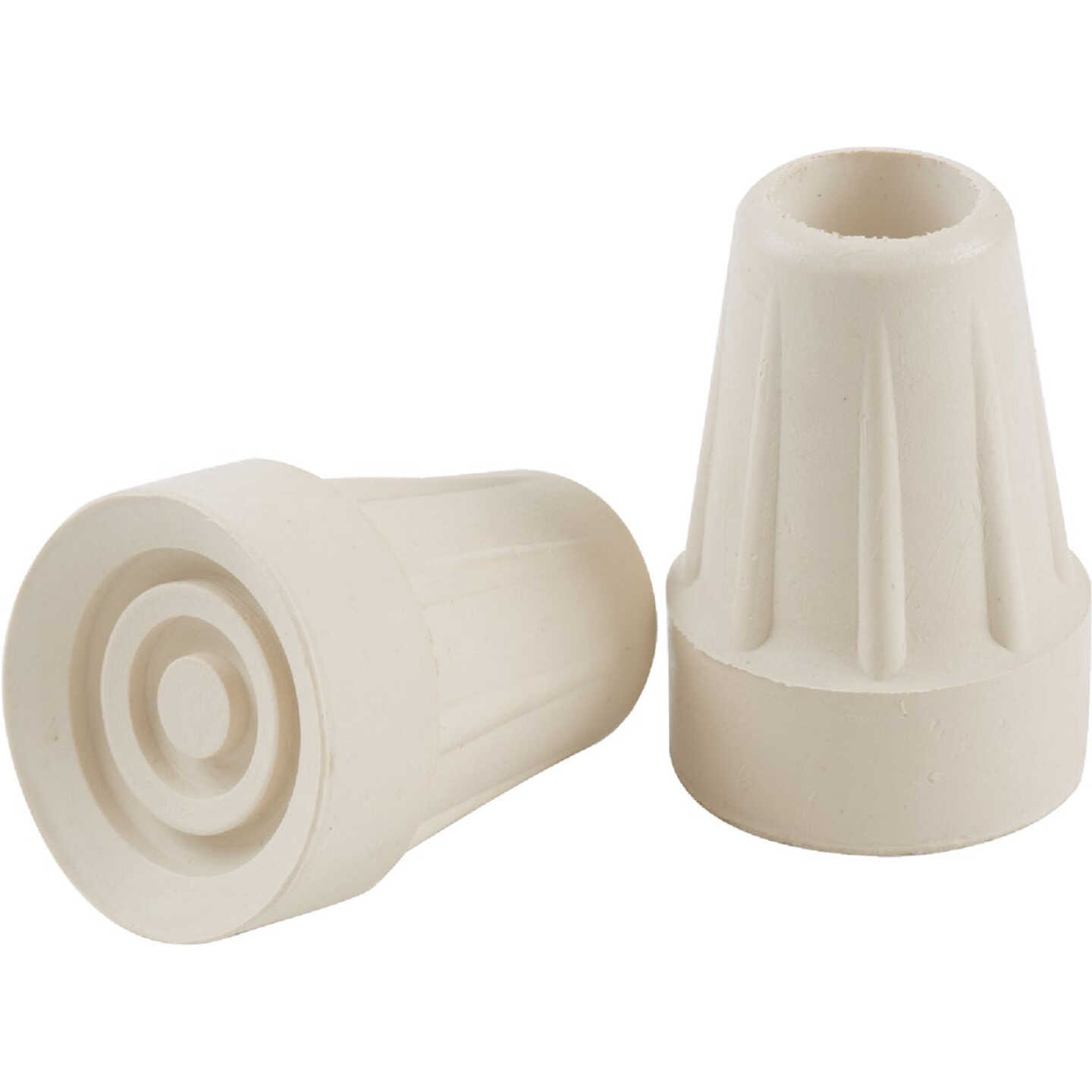 Do it Rubber Off-White 3/4 In. Crutch Tip, (2-Pack) Image 1
