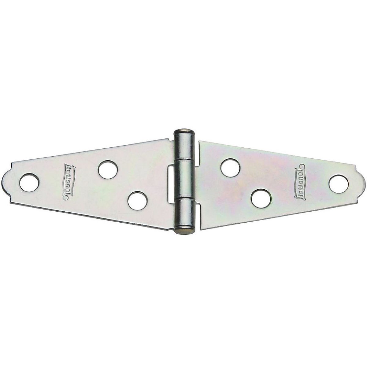 National Hardware 2 In. Zinc Light Strap Hinge (2-Pack)
