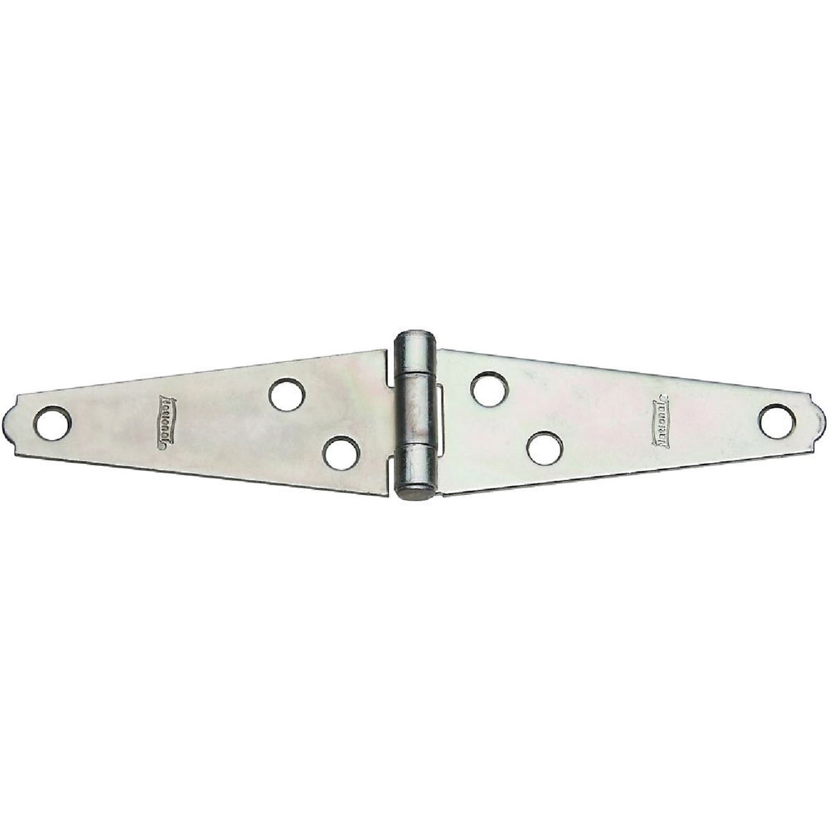 National Hardware 3 In. Zinc Light Strap Hinge (2-Pack)