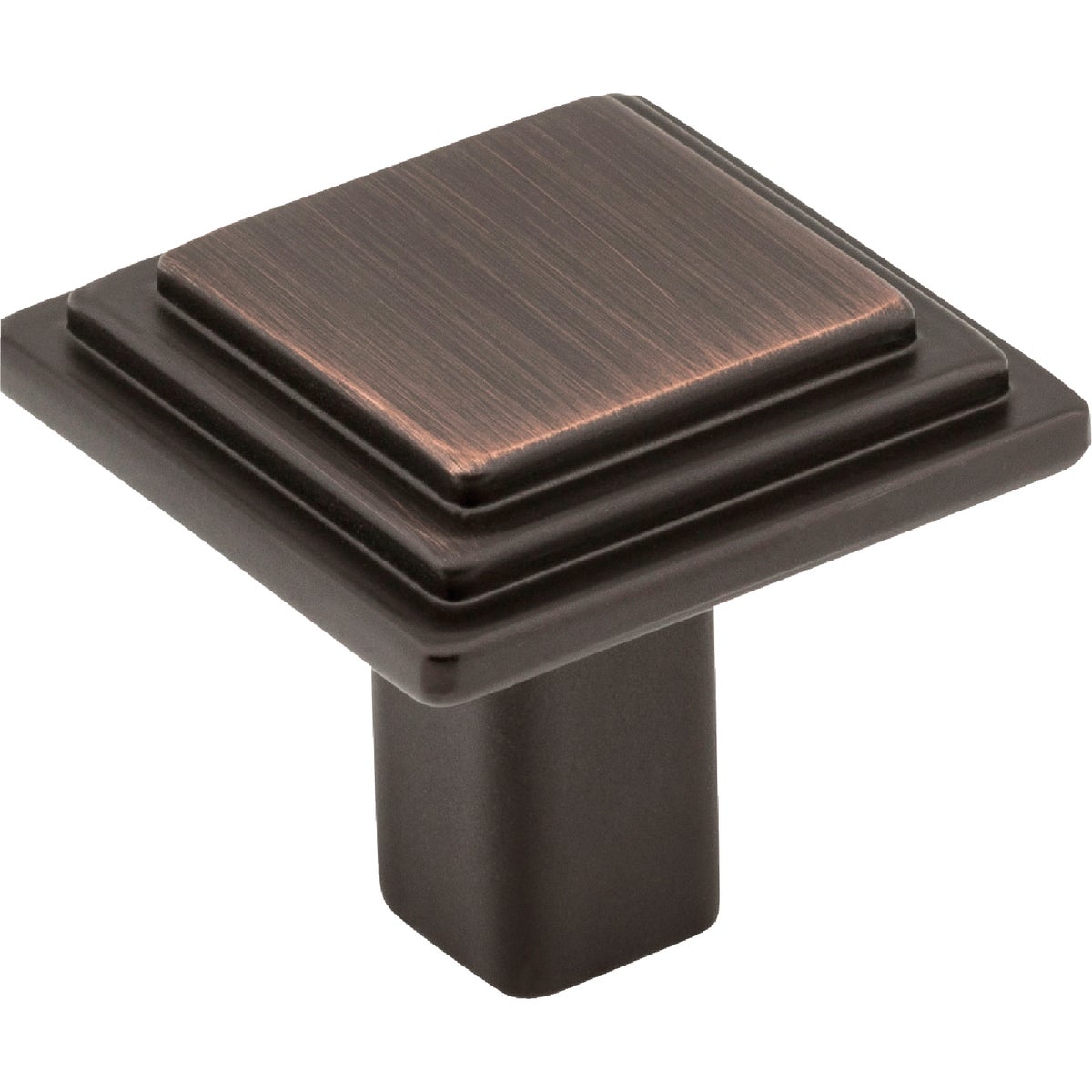 Elements Calloway 1-1/8 In. Length Brushed Oil Rubbed Bronze Square Knob