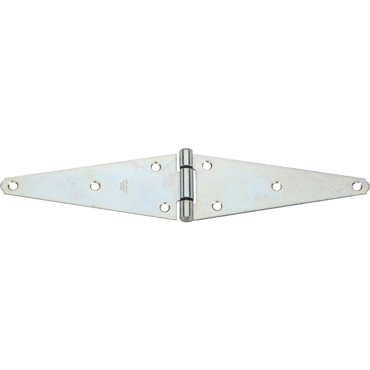 National Hardware 3-1/8 In. x 8 In. Zinc Heavy-Duty Strap Hinge