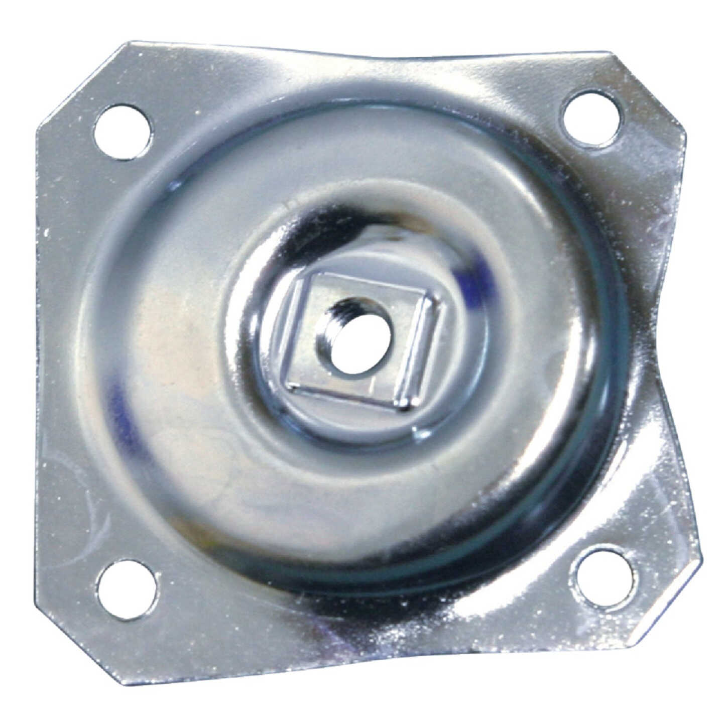 Waddell Angle Top Steel 2-7/16 In. x 2-7/16 In. Early American Table Leg Mounting Plate Image 1