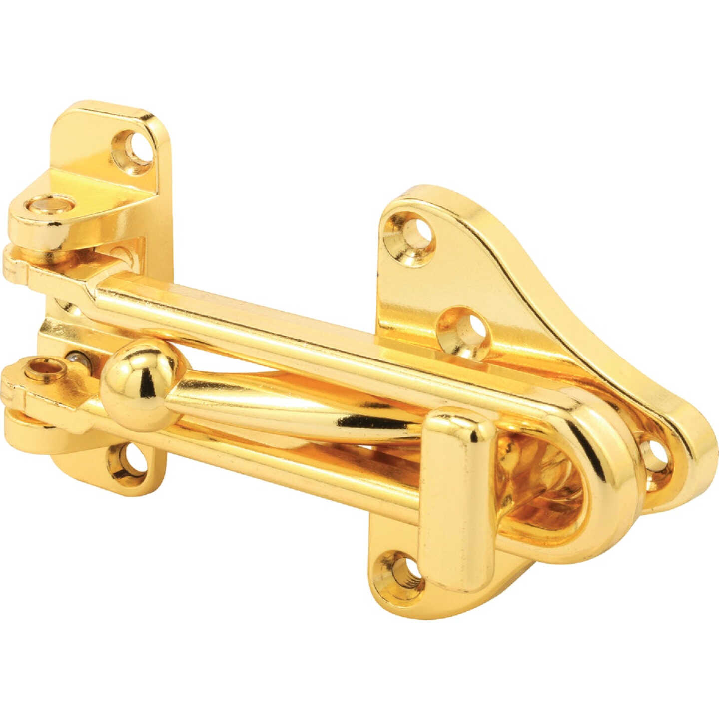 Defender Security Brass Swing Bar Door Guard Image 1