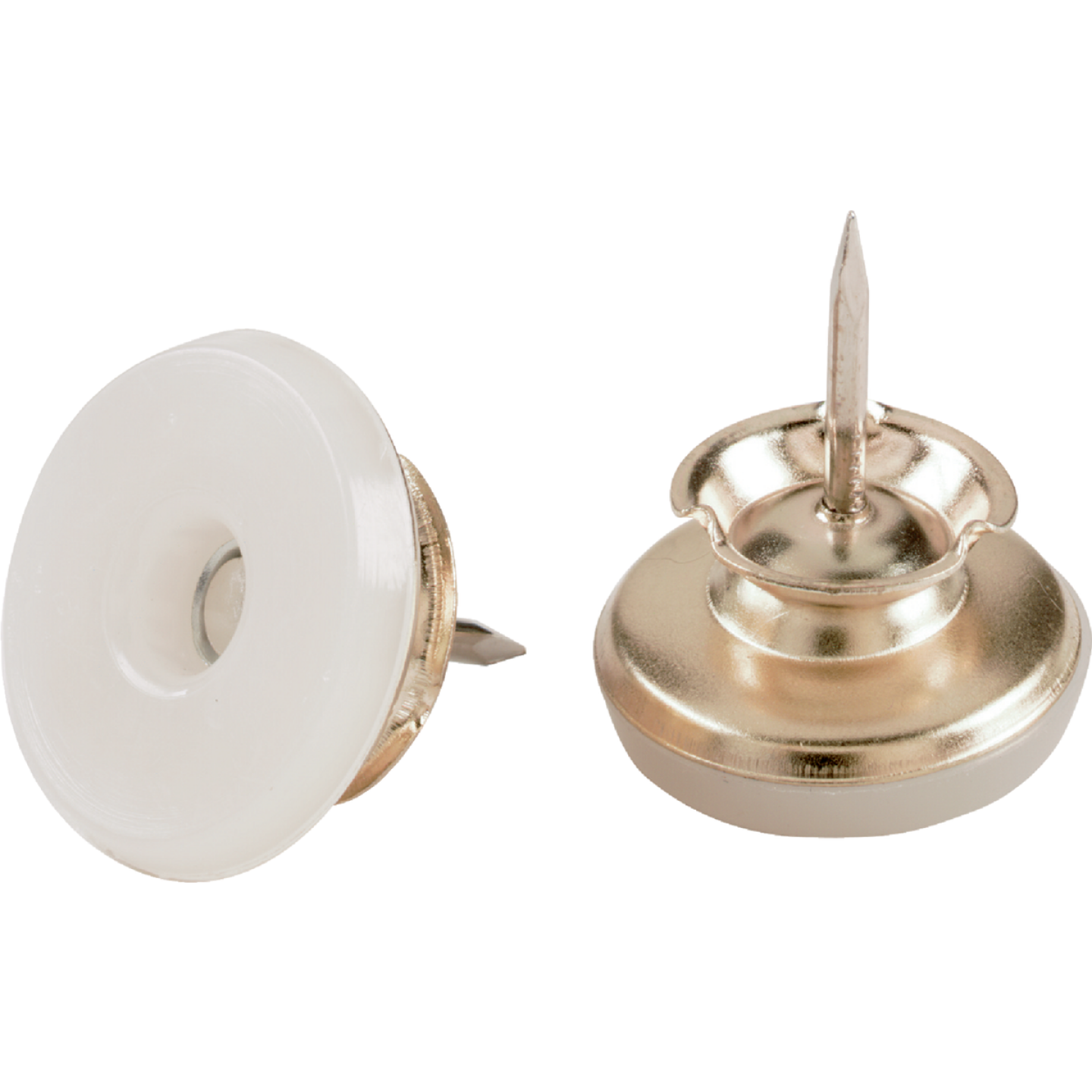 Do it Nail-on Swivel 1 In. Brass Swivel Furniture Glide,(4-Pack) Image 1