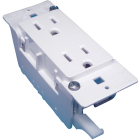 United States Hardware 15A White Mobile Home 5-15R Duplex Outlet Image 1