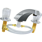 United States Hardware Tiger Chrome 2-Handle Knob Bathtub Faucet Image 1