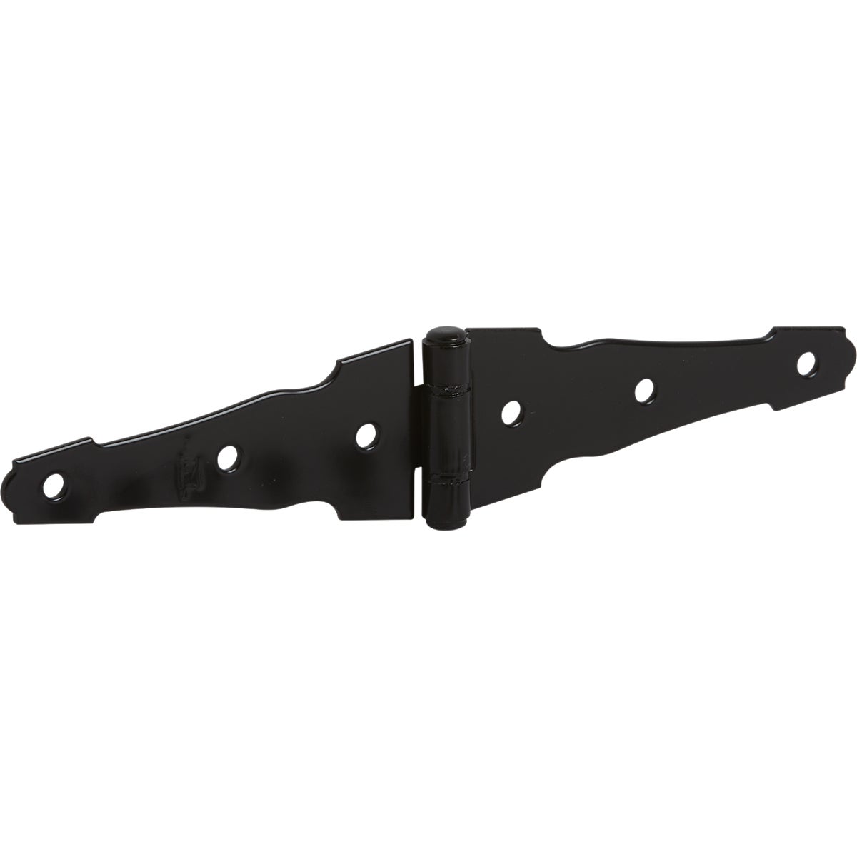 National Hardware 4 In. Black Ornamental Strap Hinge