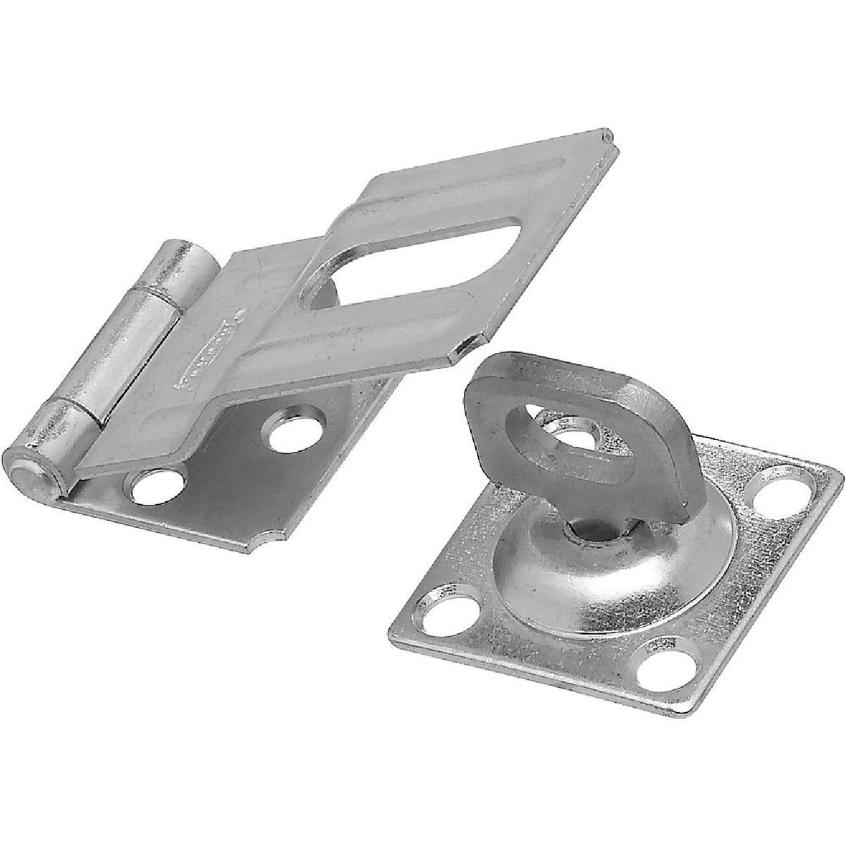 National Hardware 3-1/4 In. Zinc Swivel Safety Hasp