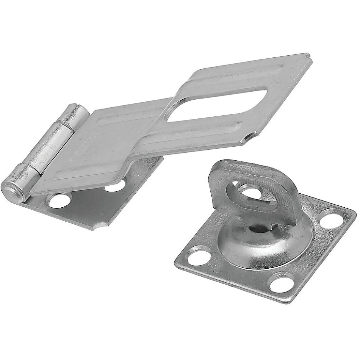 National Hardware 4-1/2 In. Zinc Swivel Safety Hasp