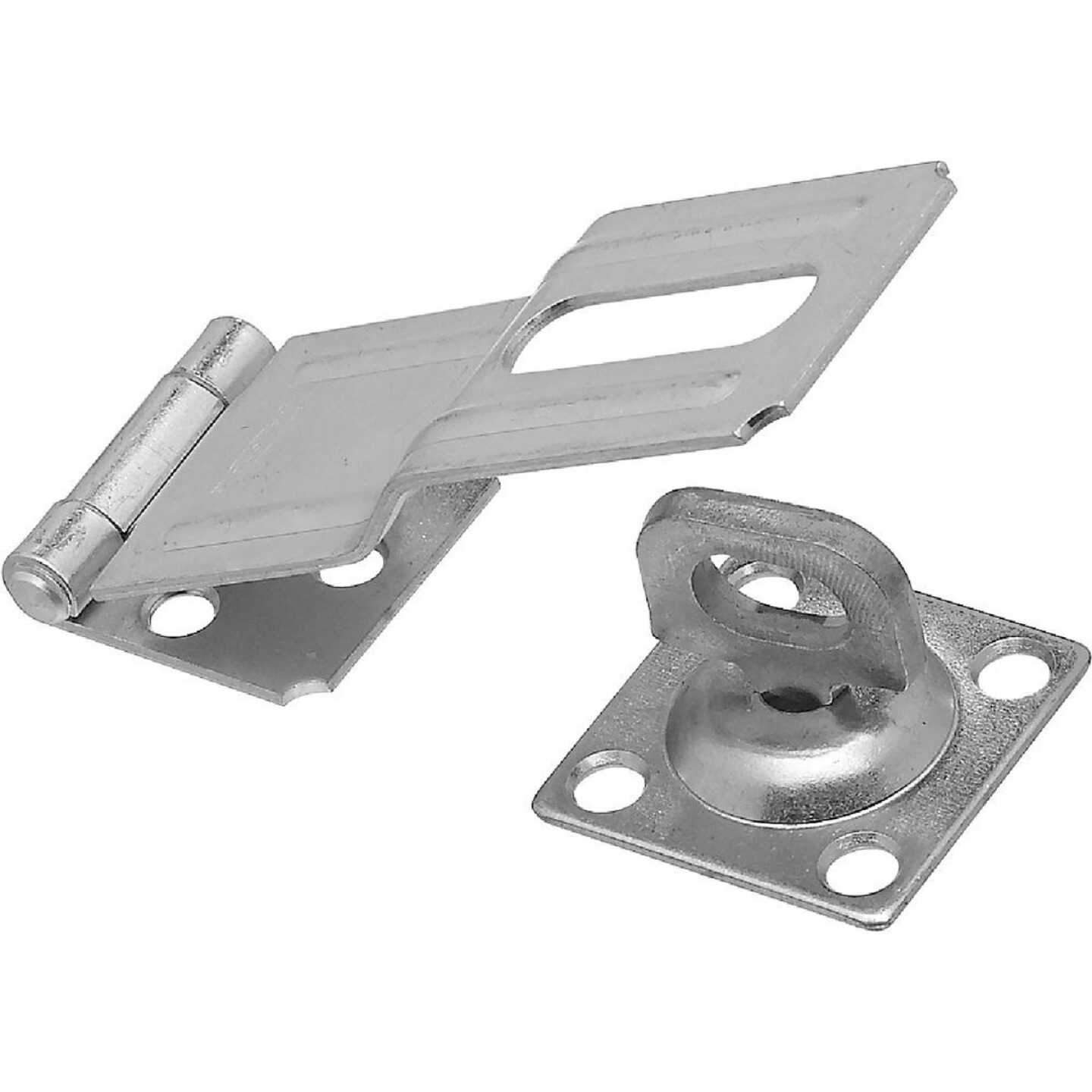 National Hardware 4-1/2 In. Zinc Swivel Safety Hasp Image 1