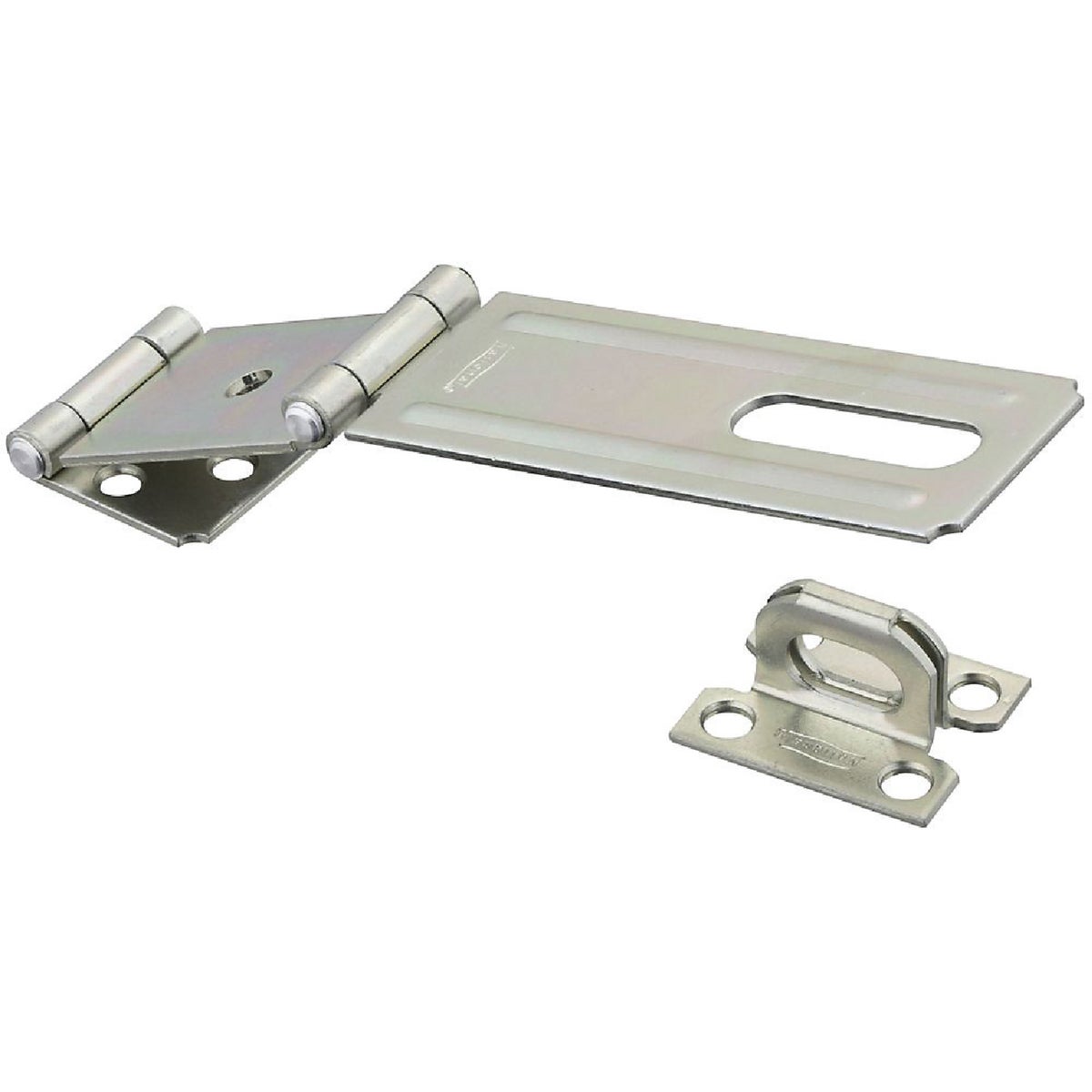 National Hardware 4-1/2 In. Double Hinge Zinc Hasp Image 1