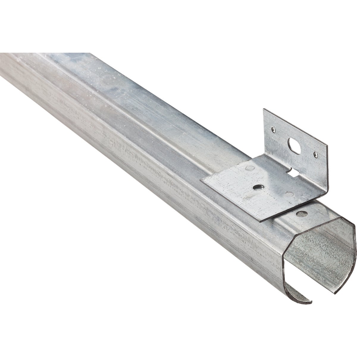National Hardware 10 Ft. Galvanized Face Mount Round Rail Barn Door Rail