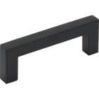 Amerock Monument 3 In. Matte Black Cabinet Pull Image 1