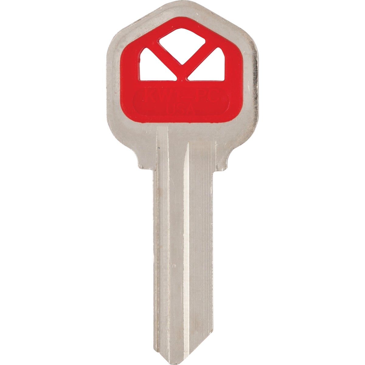 ILCO Kwikset Design Decorative House Key, KW1-Red (5-Pack)