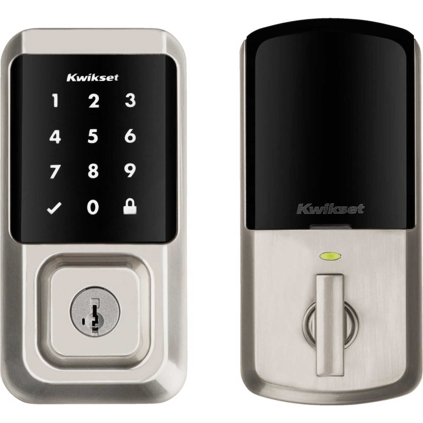 Kwikset Satin Nickel Halo Touchscreen Wi-Fi Smart Lock Image 1