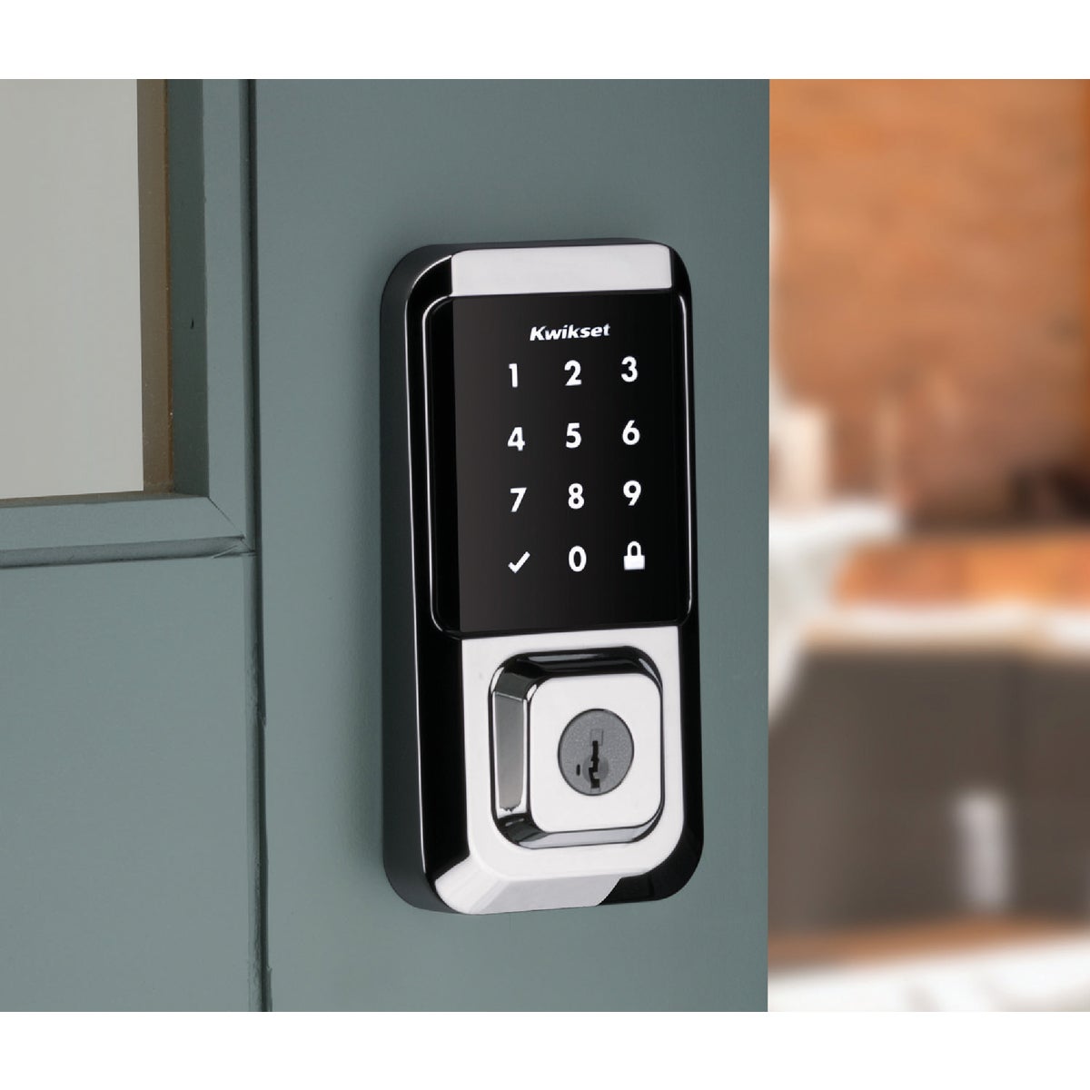 Kwikset Satin Nickel Halo Touchscreen Wi-Fi Smart Lock Image 2