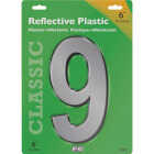 Hy-Ko 6 In. Reflective Plastic Number 9 Image 1