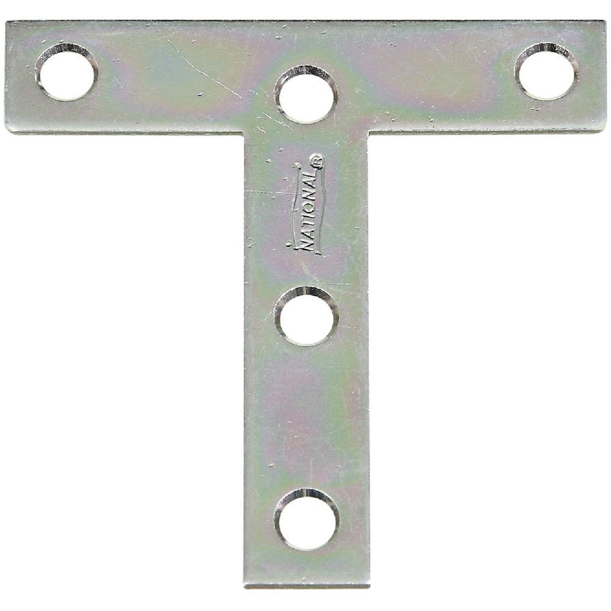 National Hardware 3 In. x 3 In. Zinc T-Plate