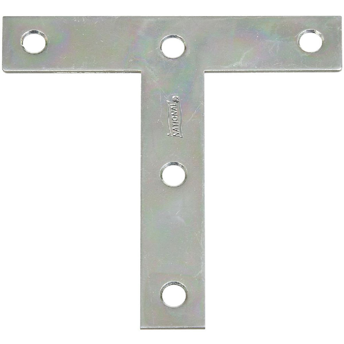 National Hardware 4 In. x 4 In. Zinc T-Plate