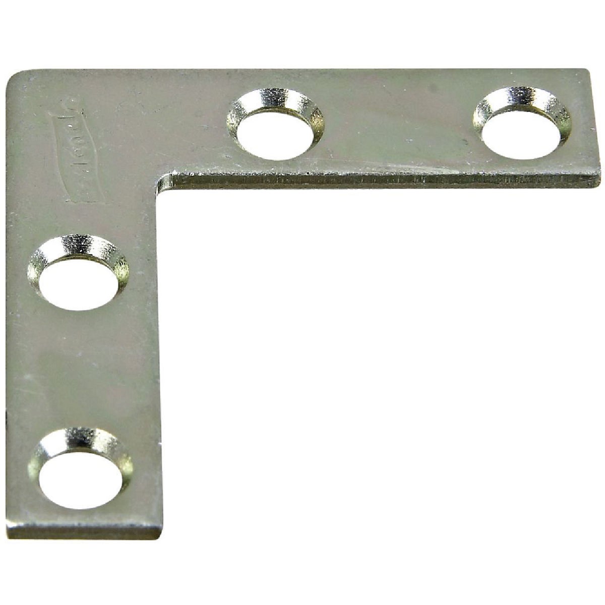 National Hardware 1-1/2 In. x 3/8 In. Zinc Flat Corner Iron