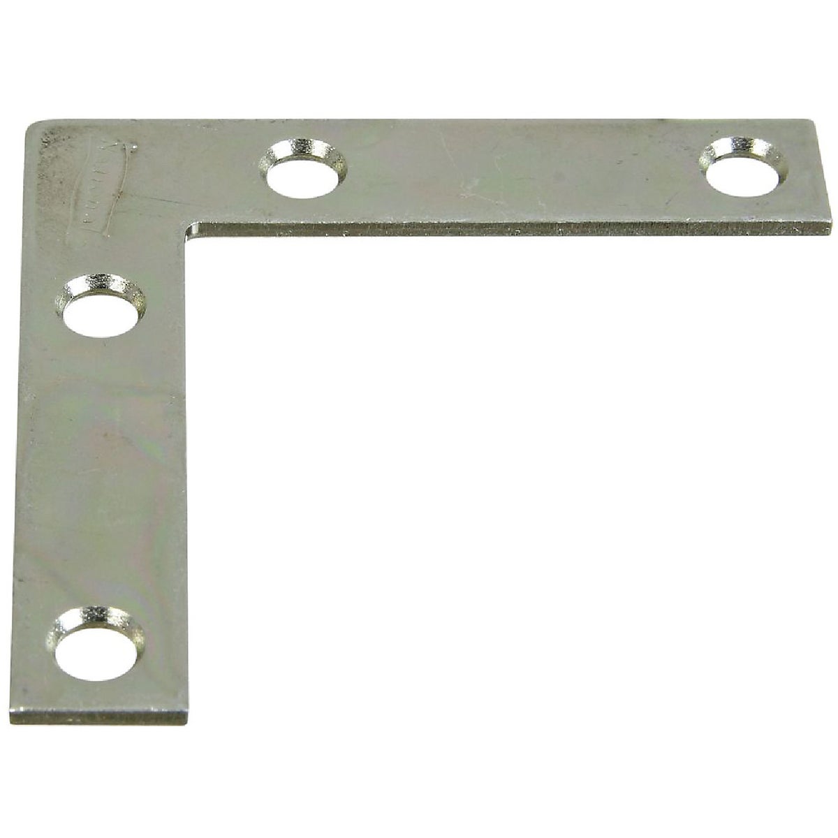 National Hardware 2-1/2 In. x 1/2 In. Zinc Flat Corner Iron