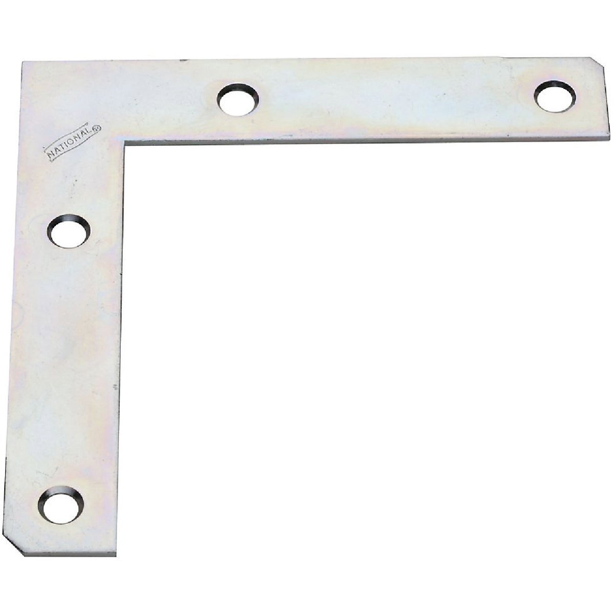 National Hardware 5 In. x 7/8 In. Zinc Flat Corner Iron