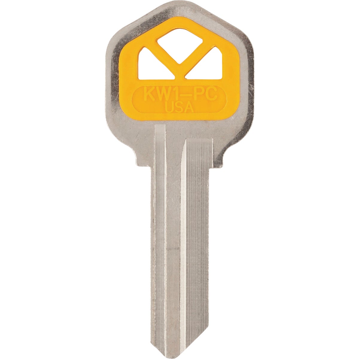 ILCO Kwikset Design Decorative House Key, KW1-Yellow (5-Pack)