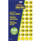 Hy-Ko 3/4 In. Yellow Price Labels Image 1