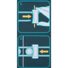 Safety 1st White Double Door Cabinet Slide Lock (2-Pack) Image 3