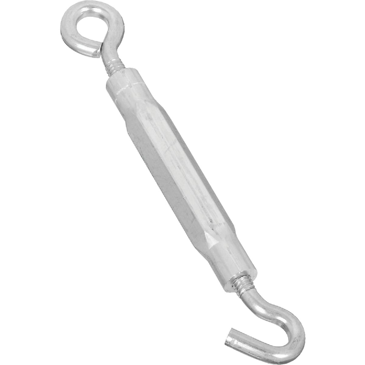 National Hardware 7/32 In. x 6-1/2 In. Zinc Hook & Eye Turnbuckle
