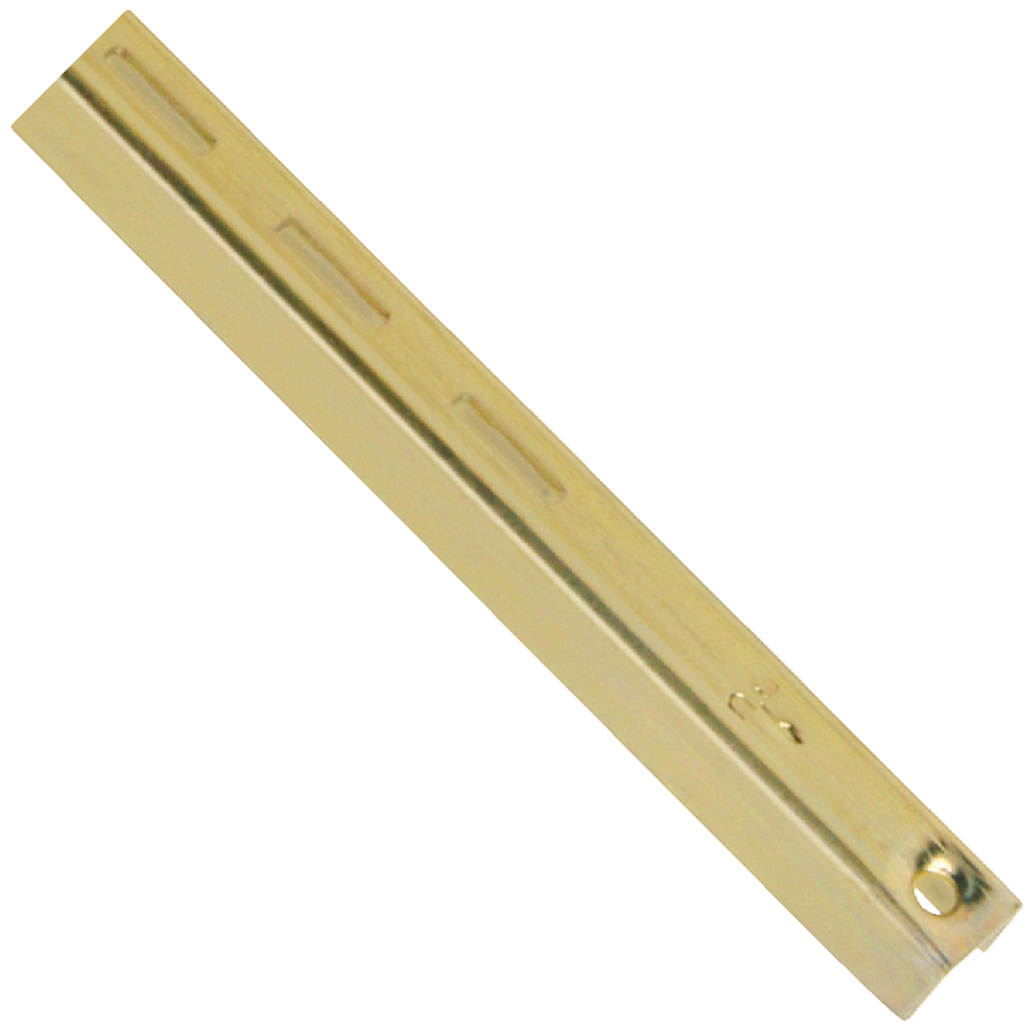 Knape & Vogt 80 Series 24 In. Brass Adjustable Shelf Standard Image 1